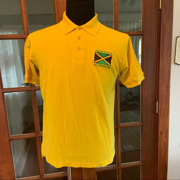 Vintage 1990’s Jamaica No Problem Polo Shirt - Picture 1 of 8